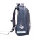 School backpack 38 x 30 x 16 cm, ergonomic back, stavia "flamingo" multicolor/gray