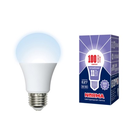 LED LED Uniel, E27, 11 W, glow day white