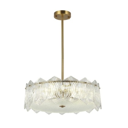 Люстра с хрусталём Gerhort G21135/6BRS+CL, 6х40Вт, E14, 87х50х50 см, цвет бронза
