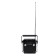Radio receiver "RP-228", 220V, battery 1200 mAh, USB, SD, black