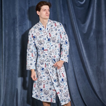 Harebell dress "Captain" sleeve 3/4, size 58-60, waffle 200g/m2, 100% cotton