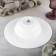 Porcelain plate for Wilmax paste, 400 ml, D = 22.5 cm, white color