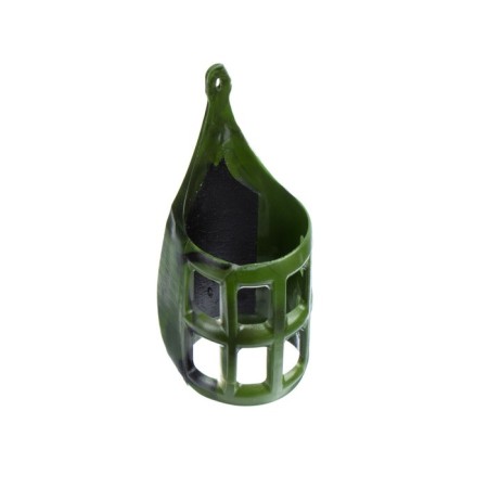 Boat-feeder plastic X-Feeder PL Camo Cage M, Camo, 100 g, 40 ml