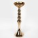 Summary Metal for 1 candle "Richard" Color Gold 12.5 x 12.5 x 44 cm