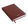 Leduced Diary A5, 160 sheets, Attomex. Orion, solid boumvinyl cover with foam rubber, liesse, block 70 g/m2, brown