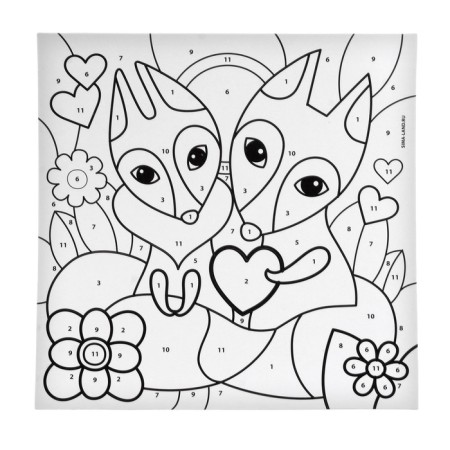 Set for creativity. Frescoes with sand "red -haired happiness"-3