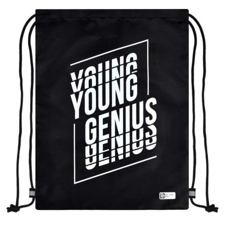 A bag for shoes 420 x 340 mm, silk -screen printing, Phoenix "Your Rules" Black/White 62505-1