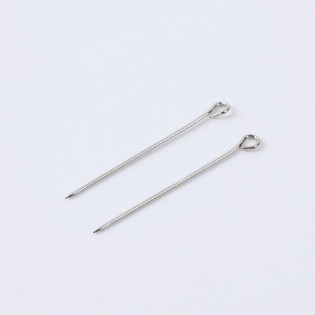 Portnovskiy pins, 30 mm, 100 pcs, silver color-1