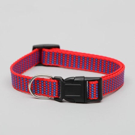 Rhyntheated collar, 40 x 1.5 cm, red-blue-5