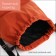 Back for shoes with pockets, orange color