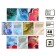 A set of subject notebooks of 48 sheets "light marble", 10 items, with reference material, covered cardboard, UV-lak (full), an offset unit