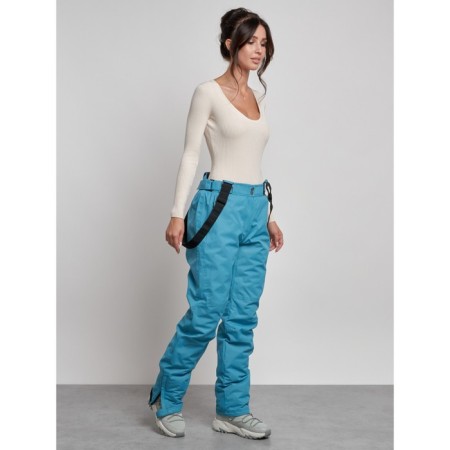 Semi -combinezone ski insulated female winter, size 44, blue color-6