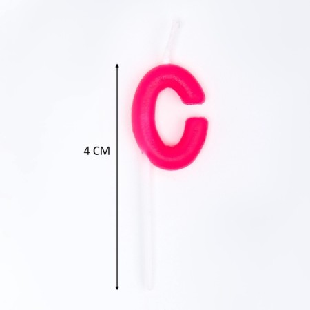 Candles for the cake "Happy Birthday", 2.5 cm, multi -colored-4
