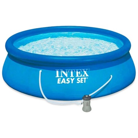 Basin of the inflatable Easy Set, 396 x 84 cm, filter pump, 28142 Intex-3