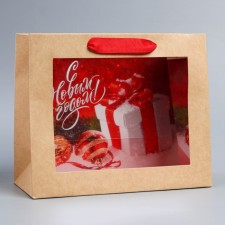 Craftsman package with a plastic window 