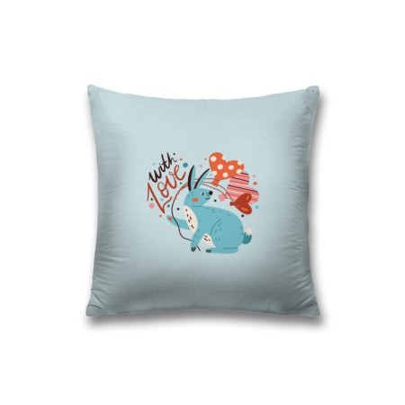 Decorative pillowcase "with love", on a zipper, size 45x45 cm