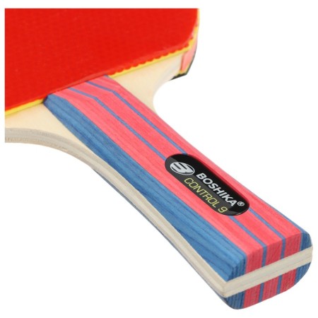 Set for table tennis Boshika Control 9: 2 rackets, 3 goals, 1.8 mm sponge, conical handle-4