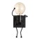 Sconces "man" E27 40W black 11x20x17 cm