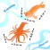 Set of marine animals "Sea World", 8 figures, decor