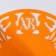 HB napkin "hares", for serving, orange color, felt, 28 cm x 28 cm