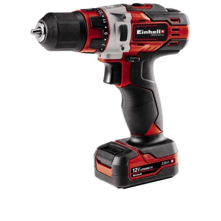 Enhell TE-CD 12/1 LI, 12 V, 400-1400 rpm, 30 nm, 10 mm, 2x2 ah, 45 min 539590