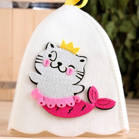 Bath cap with an applique "Ariel"-1