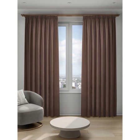 Decofest "Sophie" curtain, size 200x280 cm, brown color-3