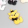 Decor for creativity plastic "kitten with bows" MIX 3.8x3 cm