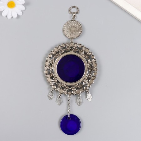 Suspension from the evil eye "Horive flowers" + 5 suspensions 10.3x25.2 cm-2