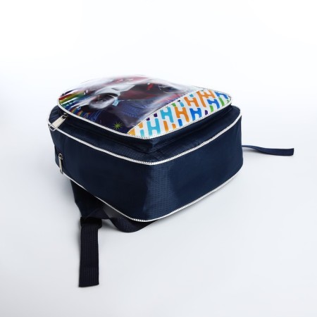 Baby backpack on lightning, blue color-6
