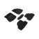 Pile rug for Opel Mokka, 2012-, black