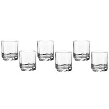 Set of low glasses Luna, 368 ml, 6 pcs