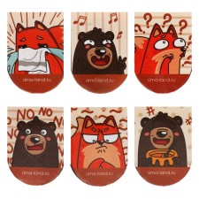 Magnetic bookmarks 6 pieces 