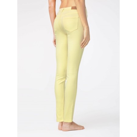 Women's jeans modeling CONTE ELEGANT, size m, color Pastel Yellow-2