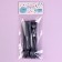 Plastic forks, set 12 pieces, silver color