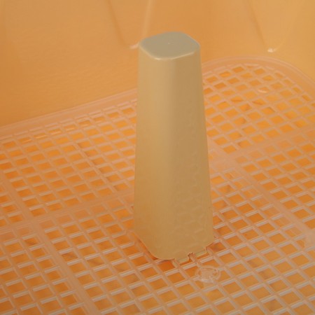 RIF toilet with a column, for dogs, 55 x 40 cm, beige-2