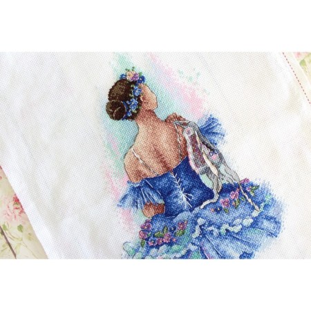 Embroidery on the canvas "Prima Ballet"-2