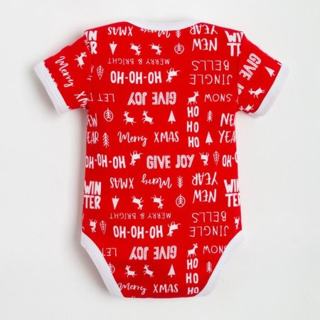 Body crumb I am "Happy Winter", height 68-74 cm, red-5
