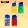 Plastic bullets 6 mm in a jar, 400 pieces, mix
