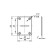 Decorative punch Punto ESC081/0-SS, without a curtain, stainless steel, 1 pc.