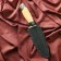Caucasian knife, tourist "Viking" with scabbard, guard, steel - 40x13, 14.5 cm