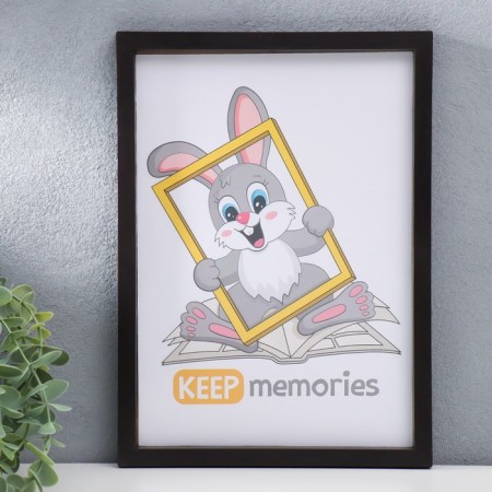 Photo frame plastic L-3 21x30 cm Wenge (plastic screen)-4