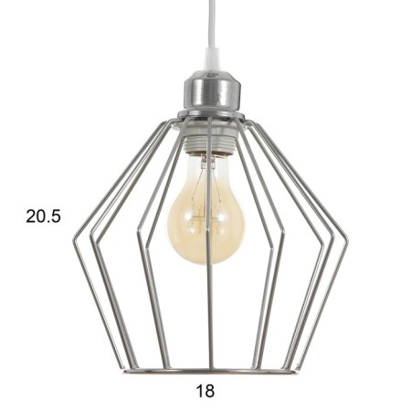 Bayerlux lamp "Arlando" 1x40W E27 chrome 20x20x70cm-4