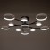 Causteen with PDU 2299/11WT LED 216W 3000-6000k white 97x97x18 cm Bayerlux