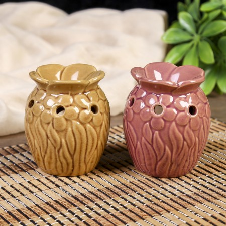 Aroma lamp ceramics "Flower Polyana" mix 8x6.5x6.5 cm-3