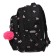 School backpack, 39 x 30 x 20 cm, Grizzly, ergonomic back, + keychain, black