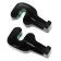Hook on the headrest, set 2 pcs, black