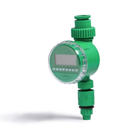 Watering timer, electronic, with a set of connectors, plastic, Greengo-1