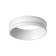 Decorative ring KST, white color