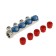 VALTEC collector, with valves, 3/4 "x 1/2" 4 exits, with external thread